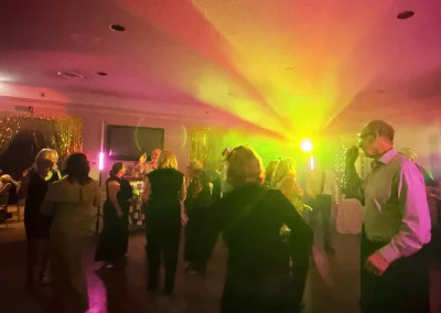 people dancing at corporate party